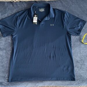 Under Armour Men's Blue Polo Shirt